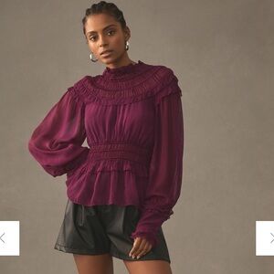 Farm Rio Ruffled Blouse - XL